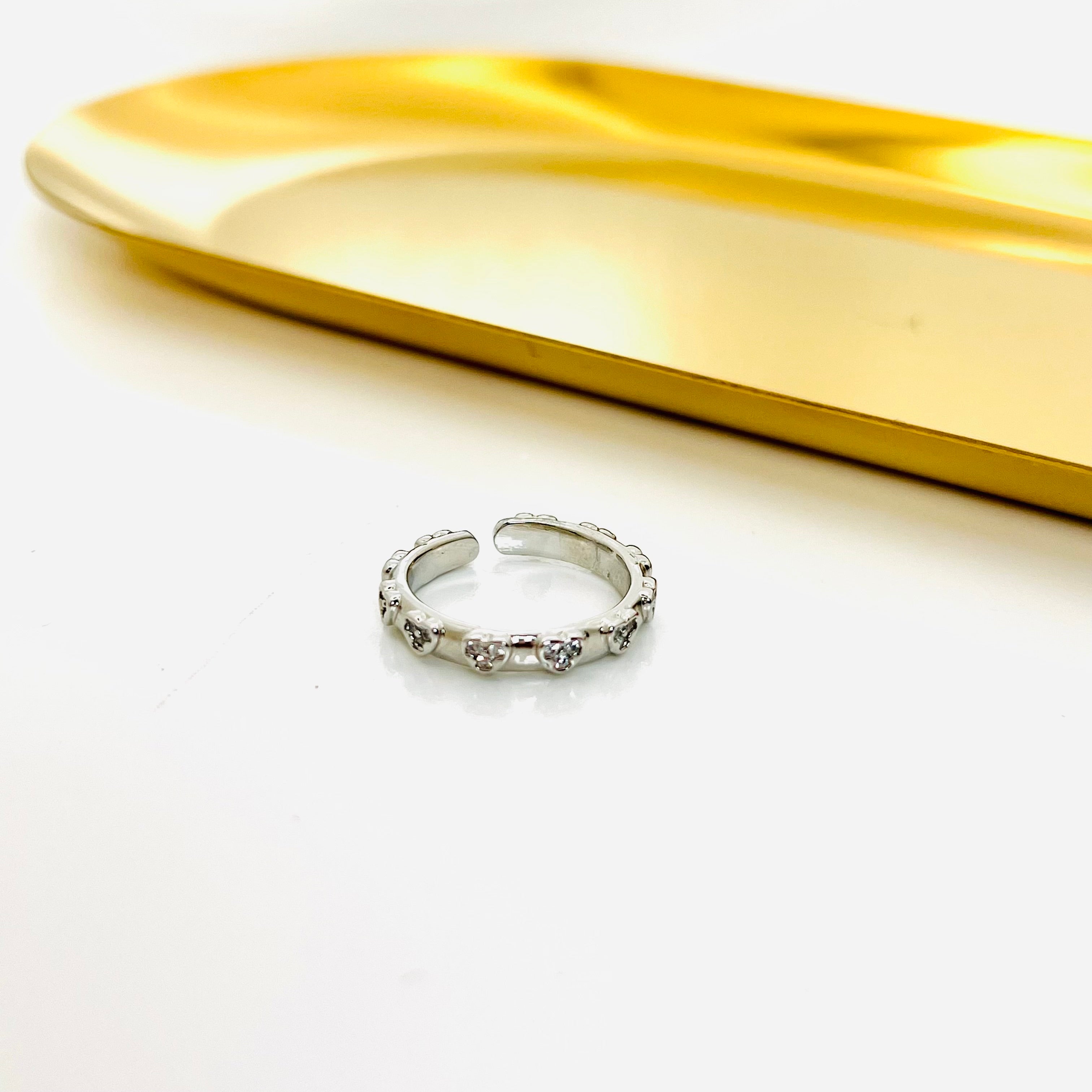 Anillo Triple Corazón