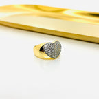 Anillo Corazón con Brillo Infinito