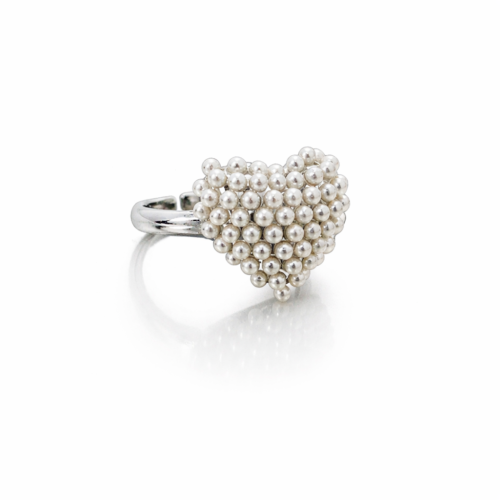 Anillo Pearl Heart