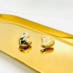 Aretes Corazón con Destellos