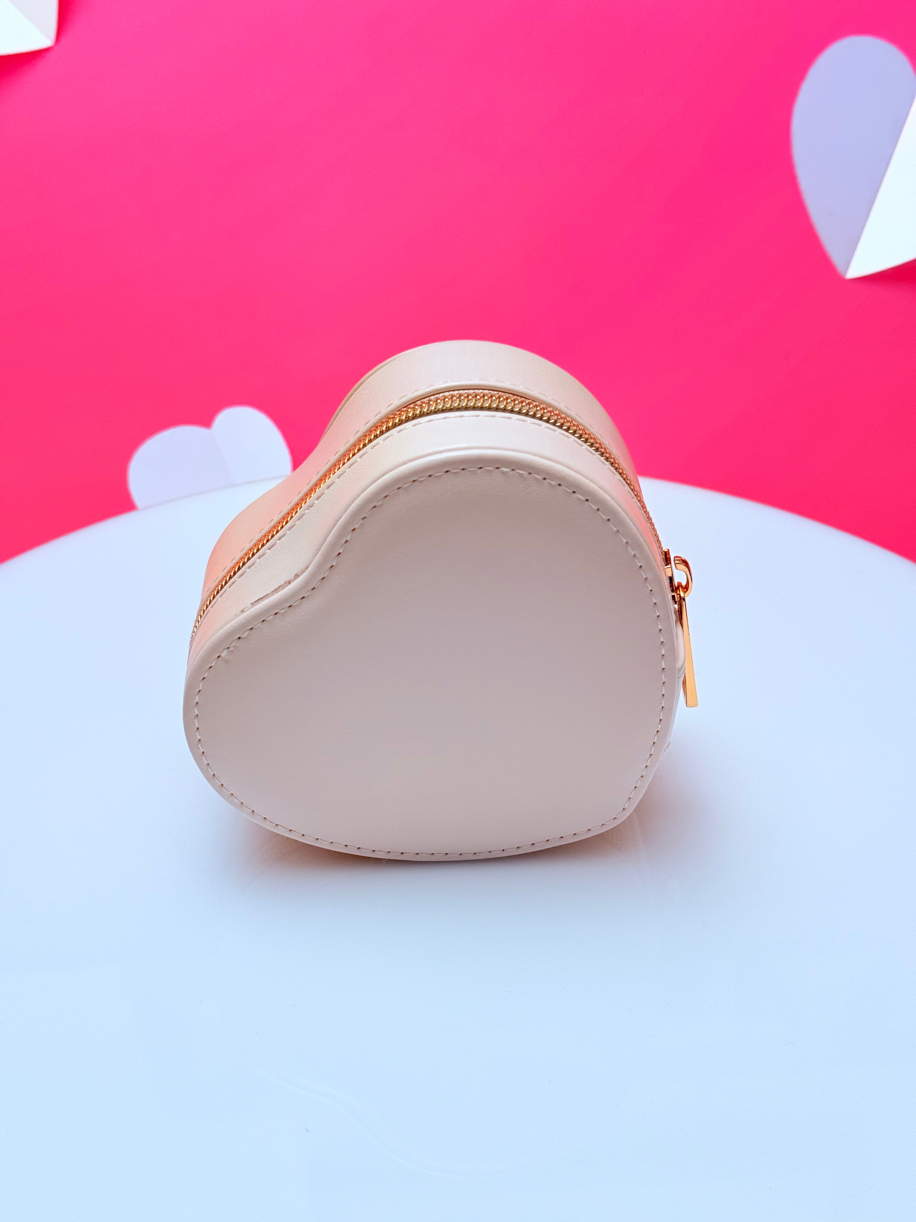 Joyero Corazón Beige